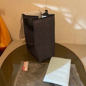 Thirty-One Lunch Cooler Bag – Charcoal Crosshatch
